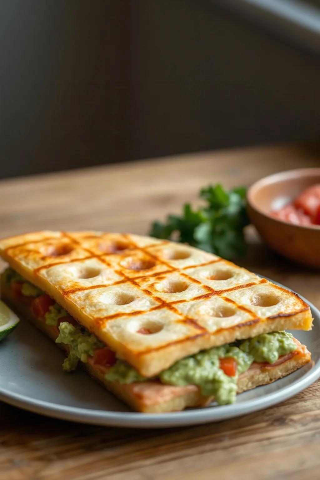 Delicious Guacamole Chicken Melt