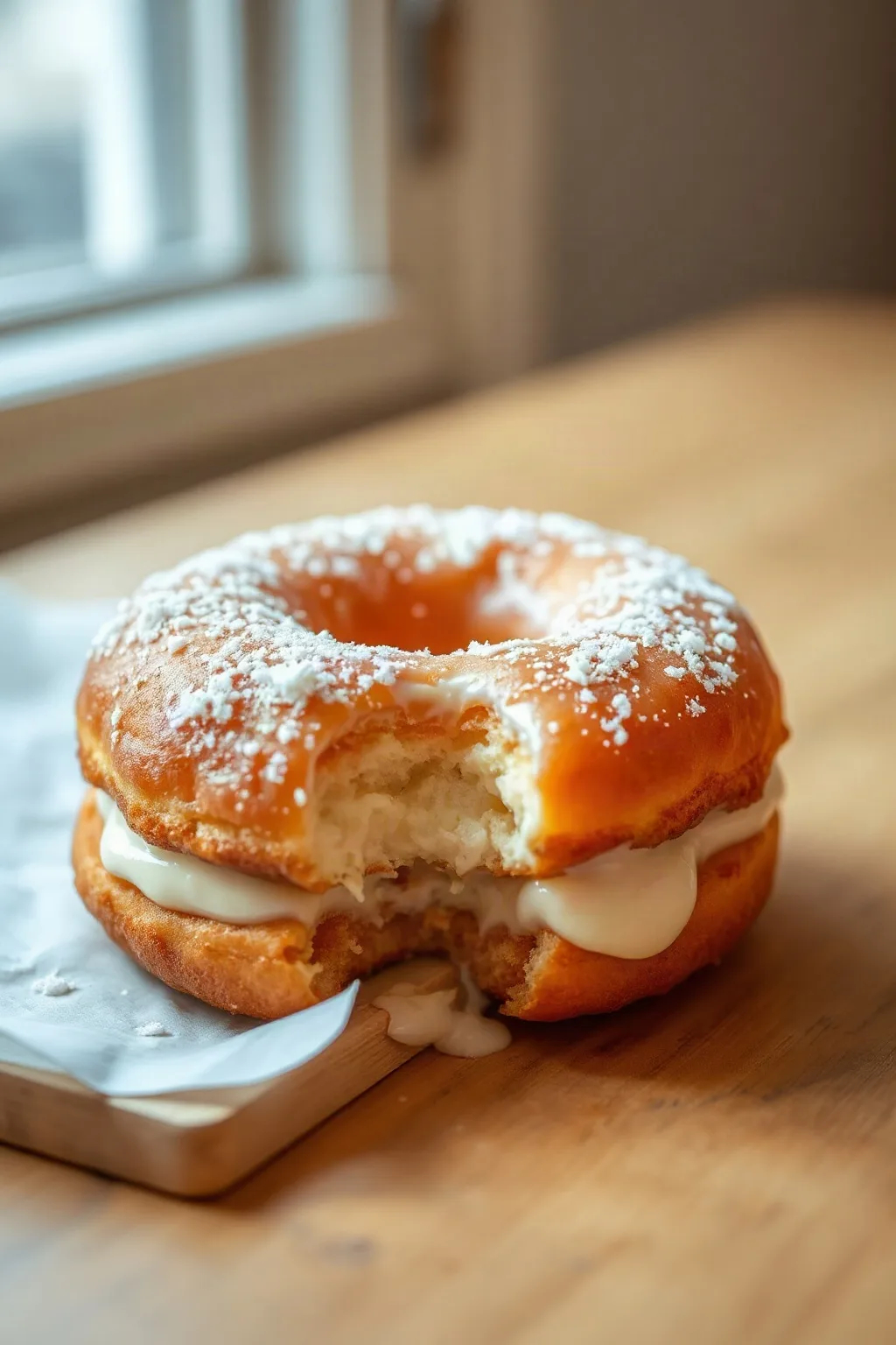 Crispy and Creamy Doughnuts
