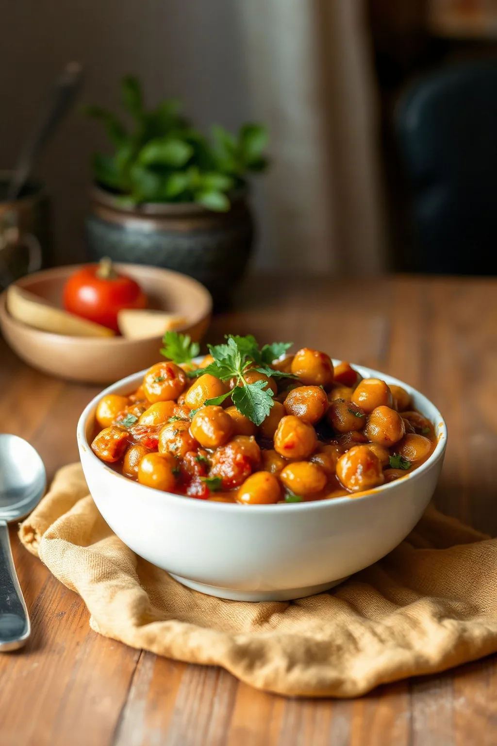 Guiso Marroquí de Garbanzos