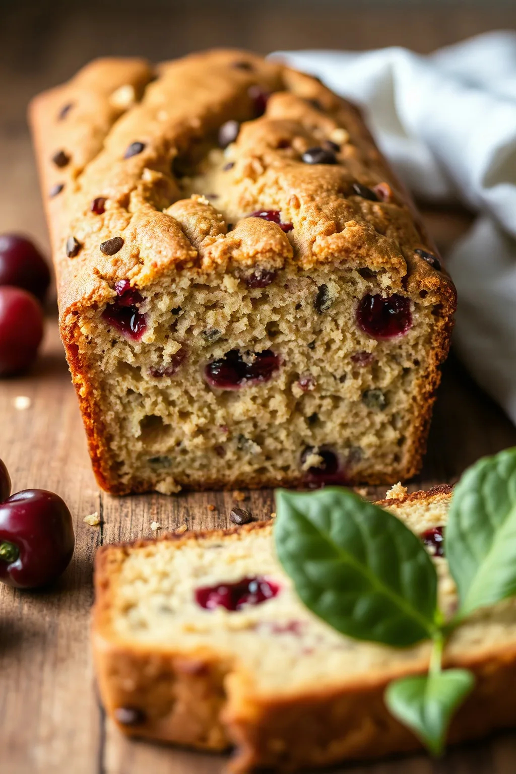 Cherry Zucchini Bread with a Moist Twist