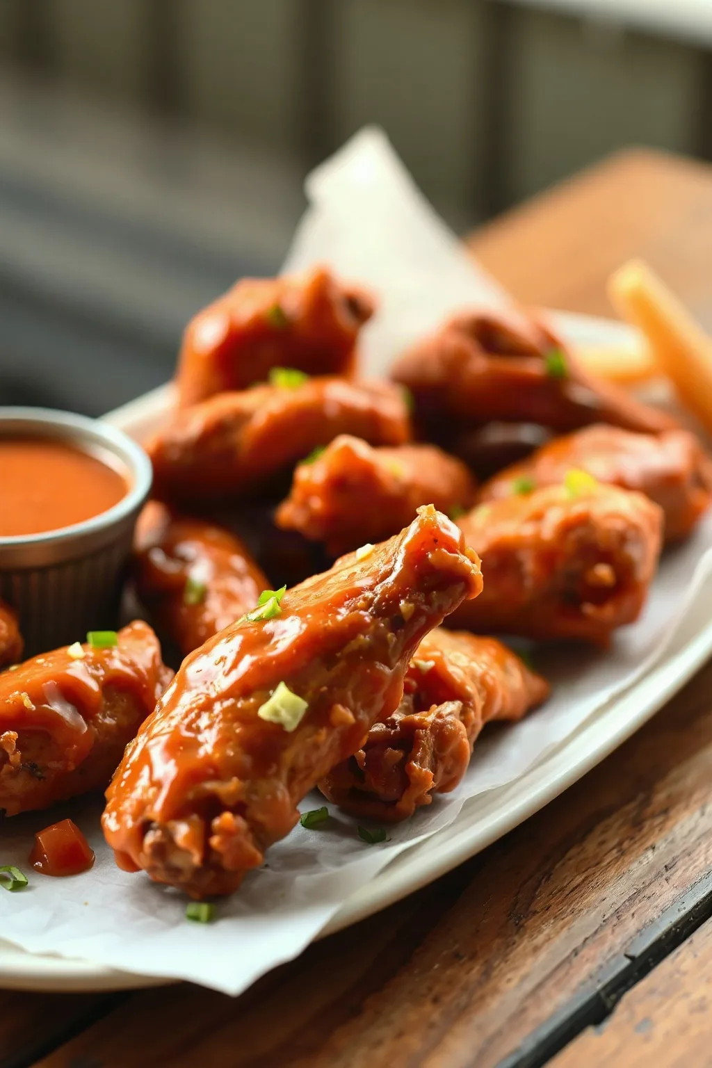 Ailes de poulet Buffalo sans os croustillantes
