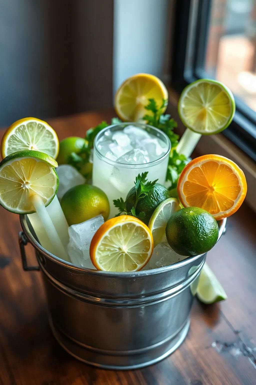 Seau de Margaritas Classiques pour une Fête