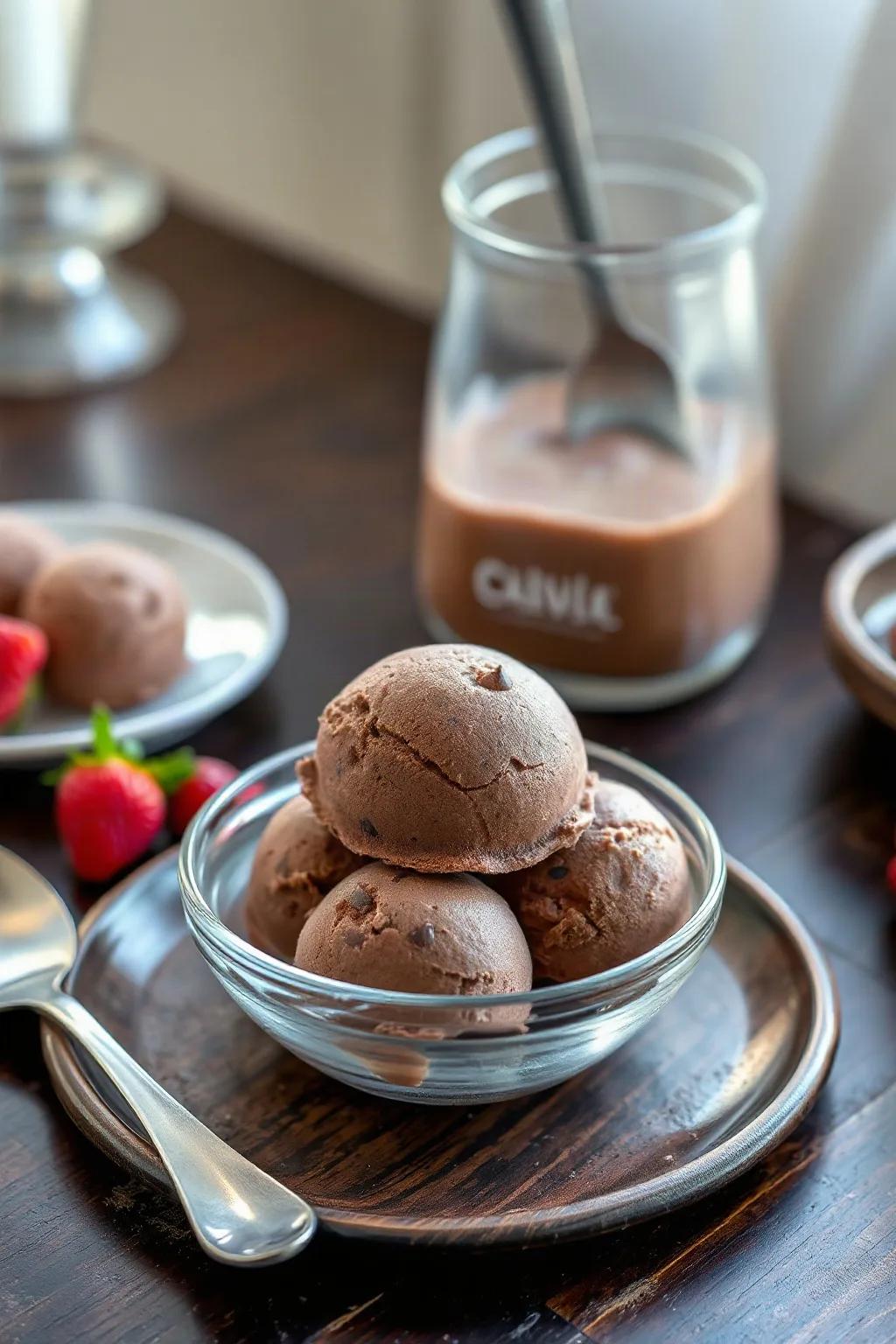 Receta Fácil de Sorbete de Chocolate