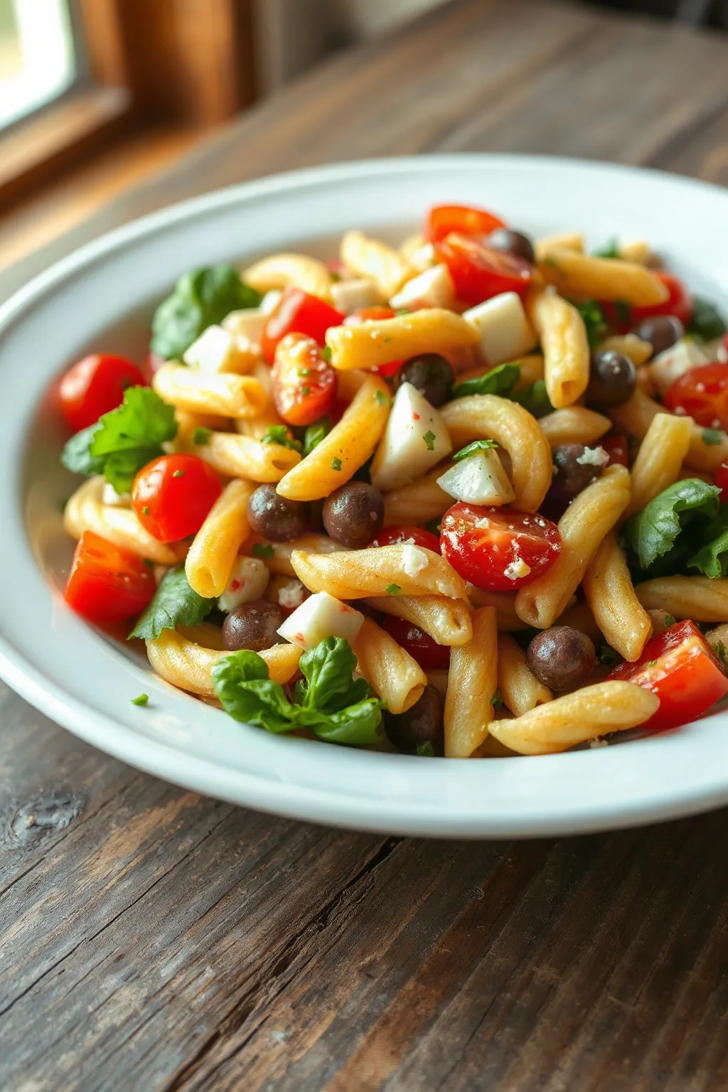Easy Cold Pasta Salad with Zesty Dressing