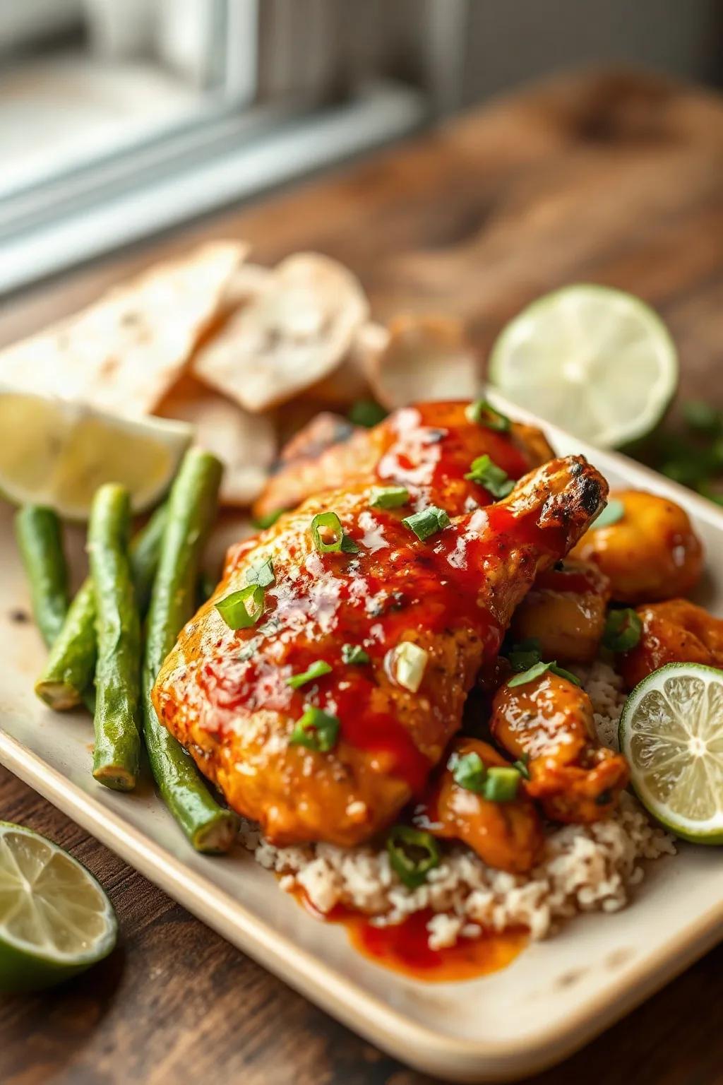 Pollo Picante con Ajo y Lima