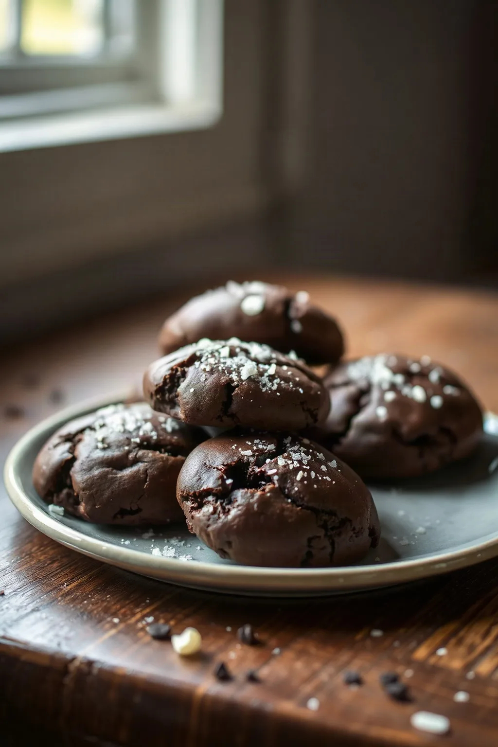 Chocolate Cookies with Fleur de Sel