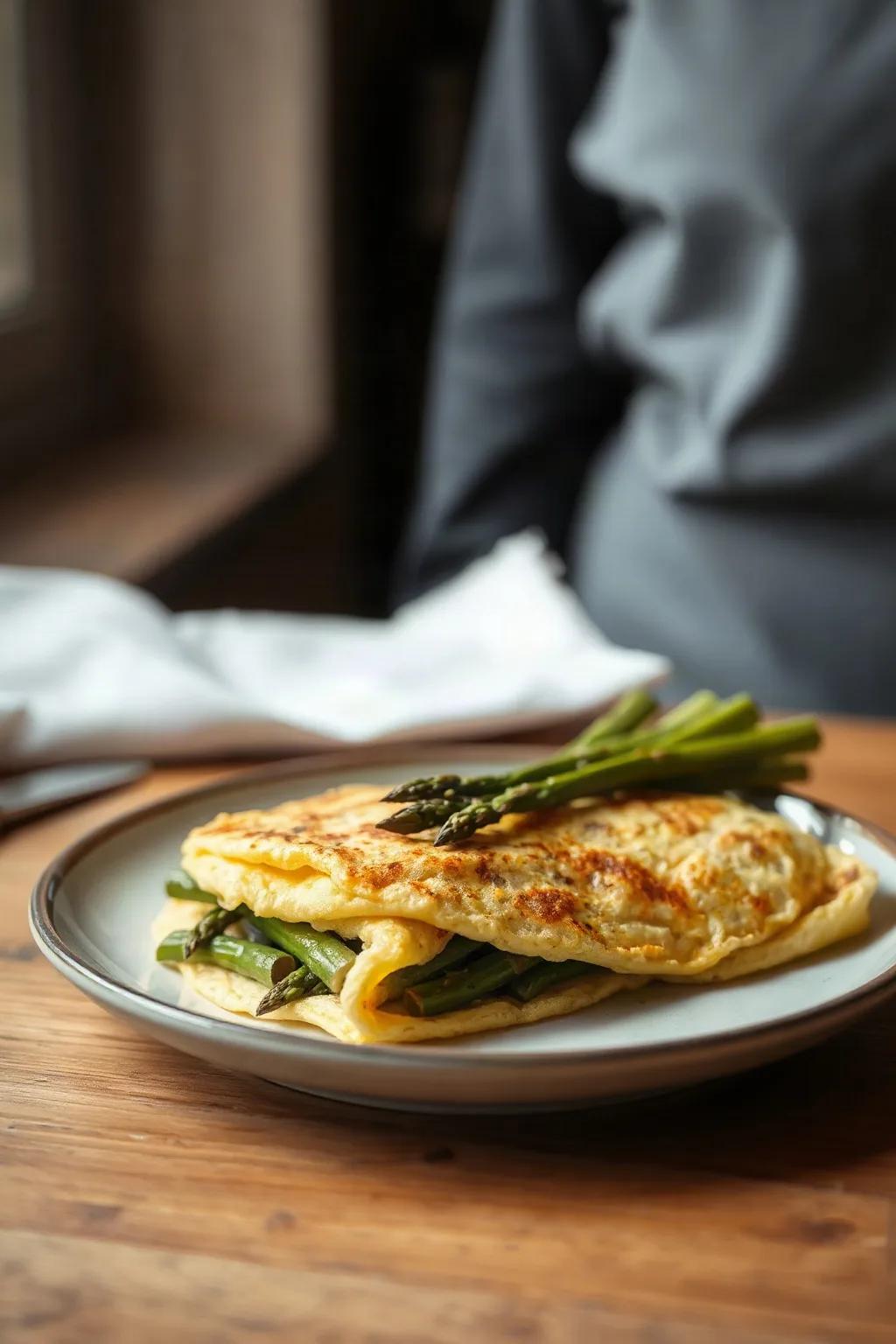 Perfect Asparagus Omelet: Fresh and Flavourful