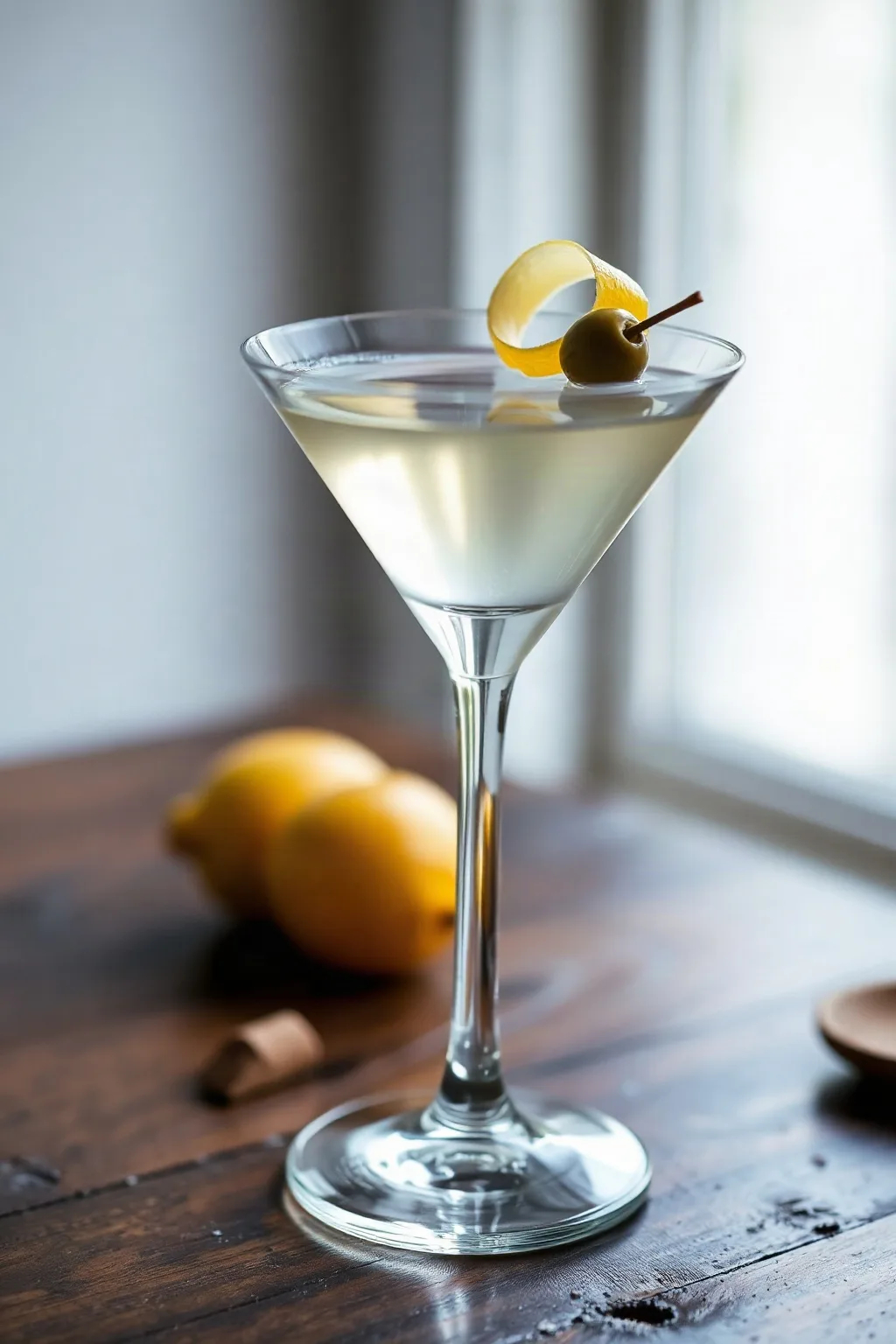 Cóctel Martini de Vodka Clásico