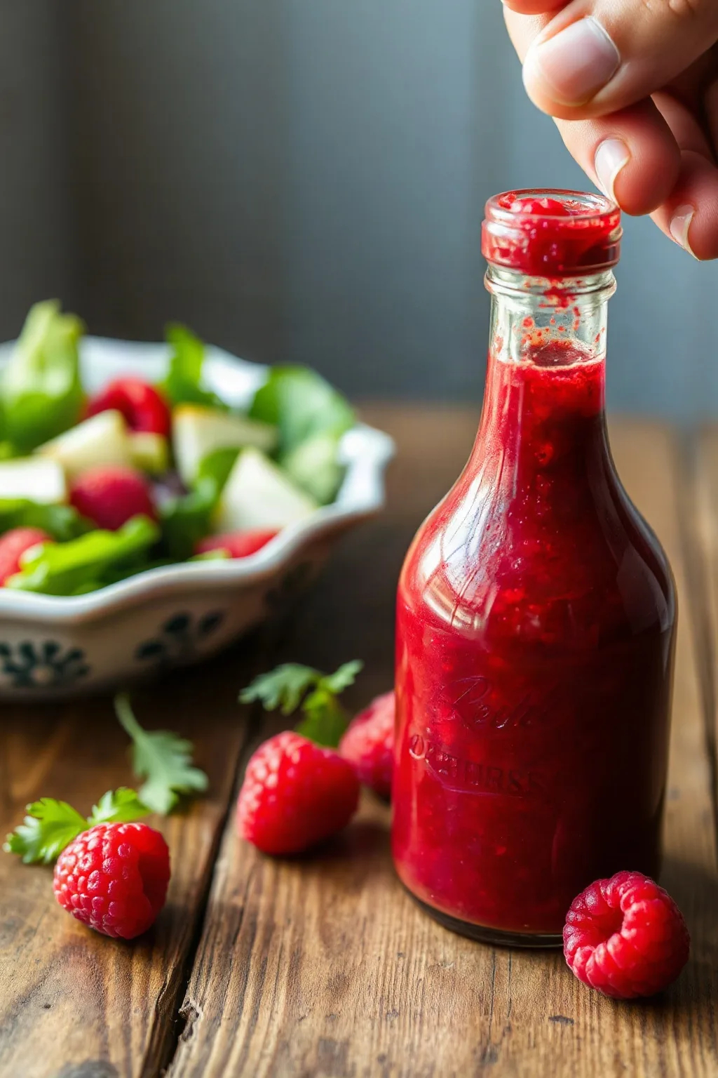 Spicy Raspberry Balsamic Dressing