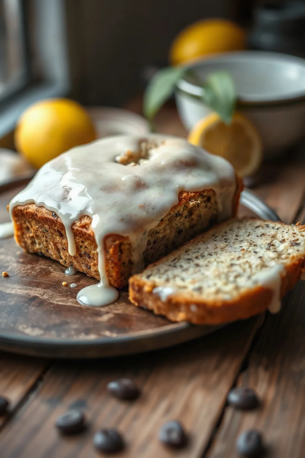Pan de Semillas de Amapola con Glaseado de Limón