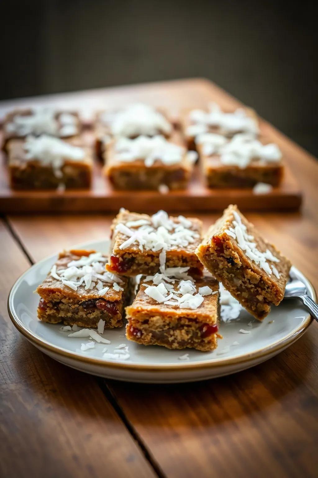 Coconut Date Bars: A Sweet and Nutty Treat