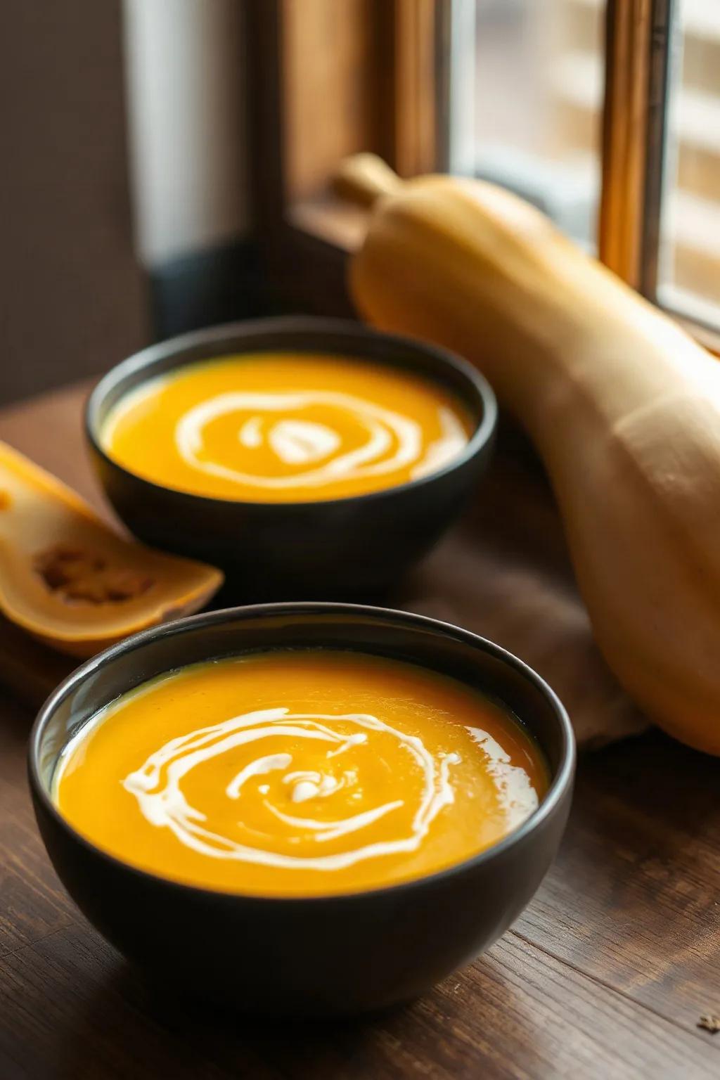 Creamy Buttercup Squash Soup