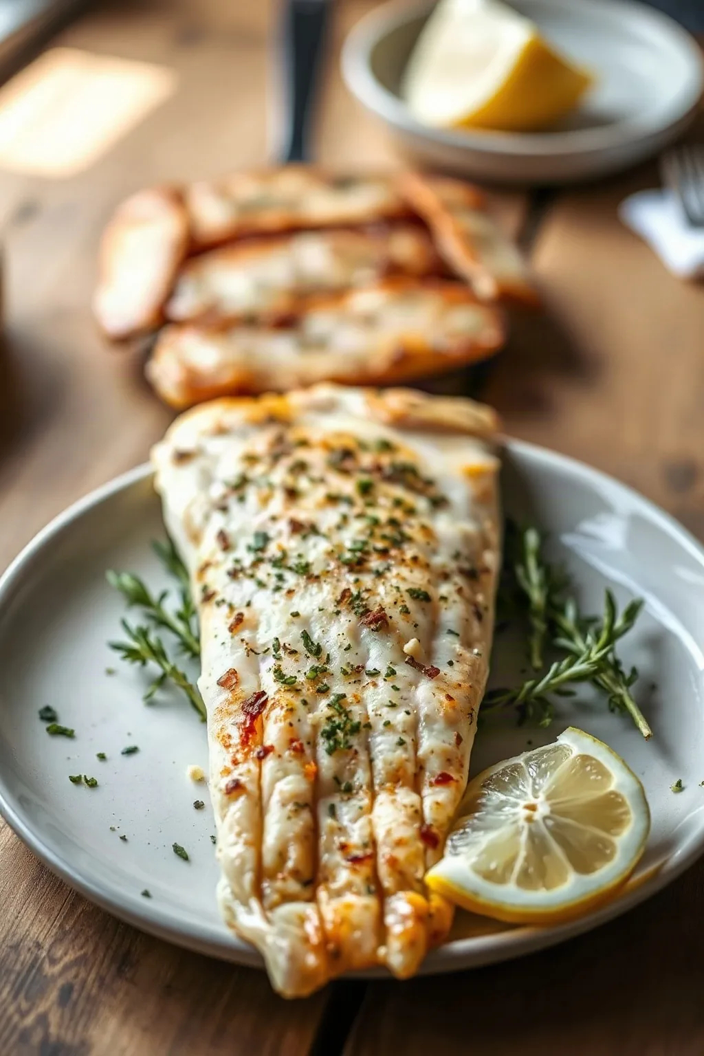 Easy Baked Tilapia with Lemon and Herbs