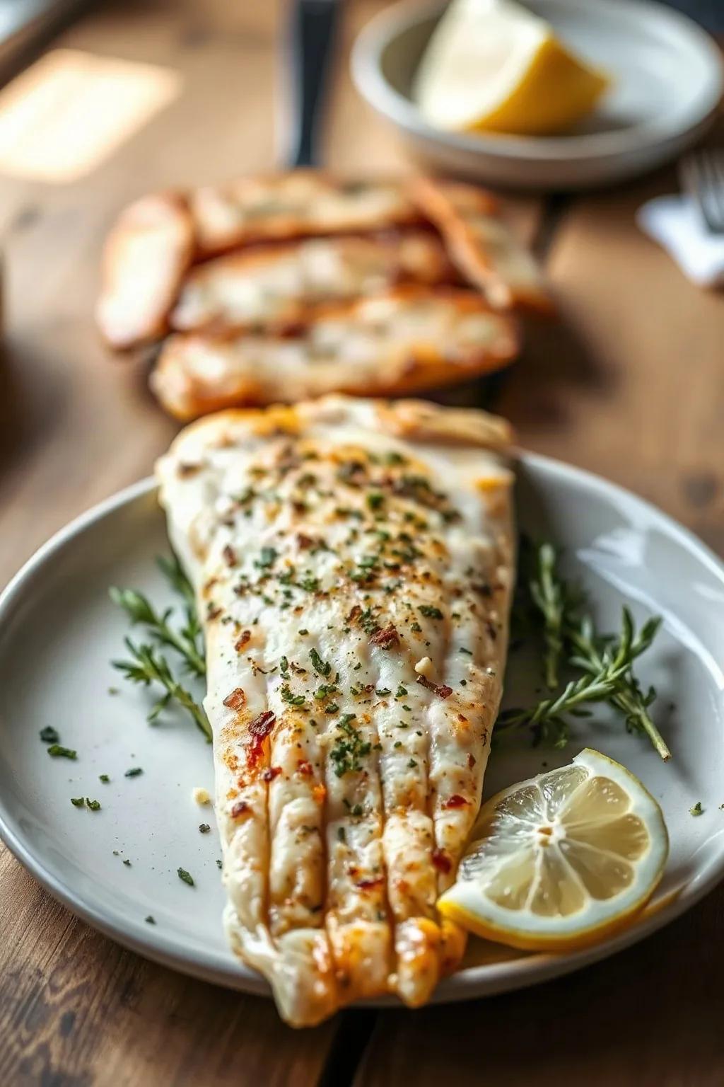 Easy Baked Tilapia with Lemon and Herbs