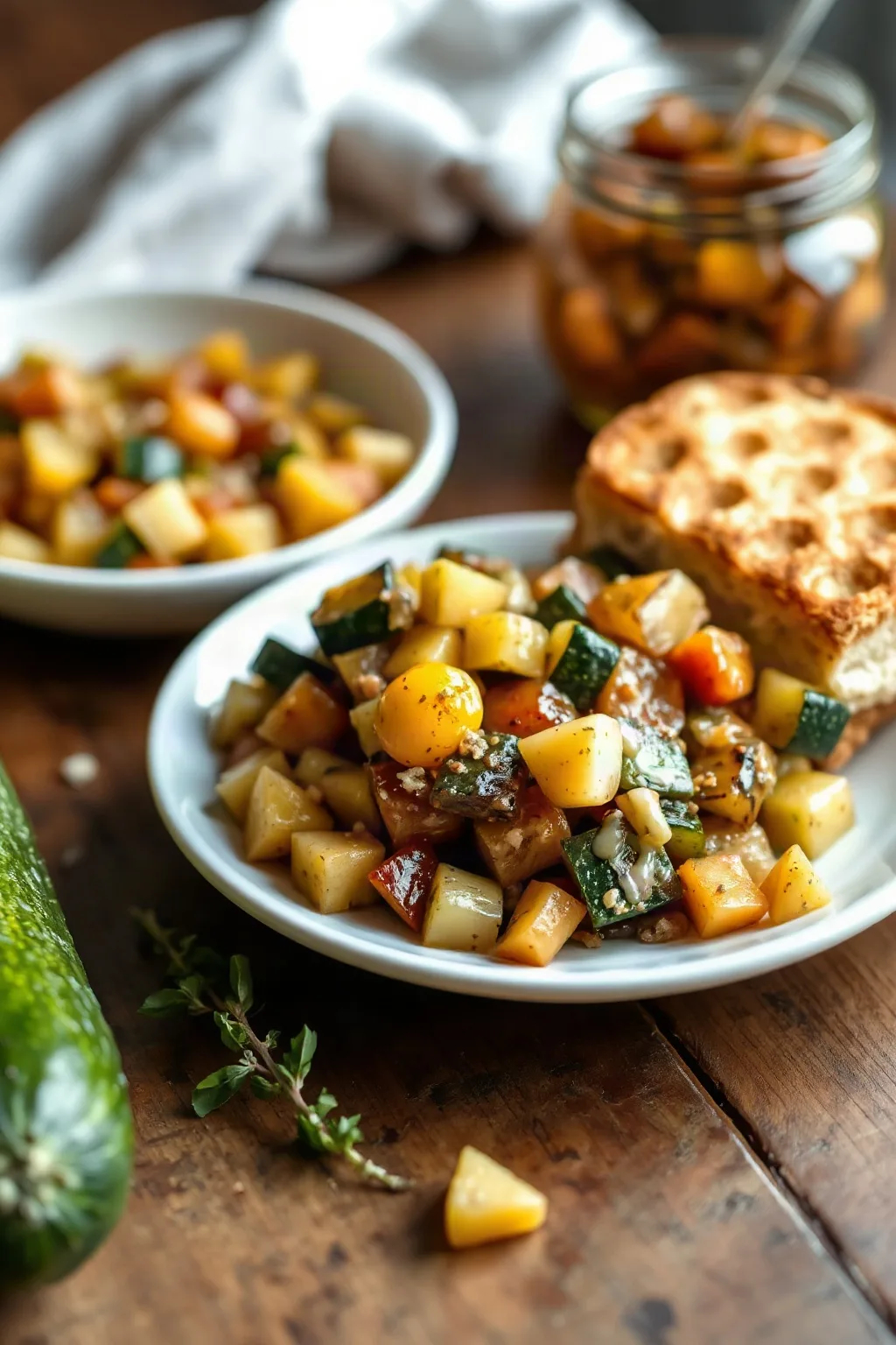 Relish sucré de courgettes