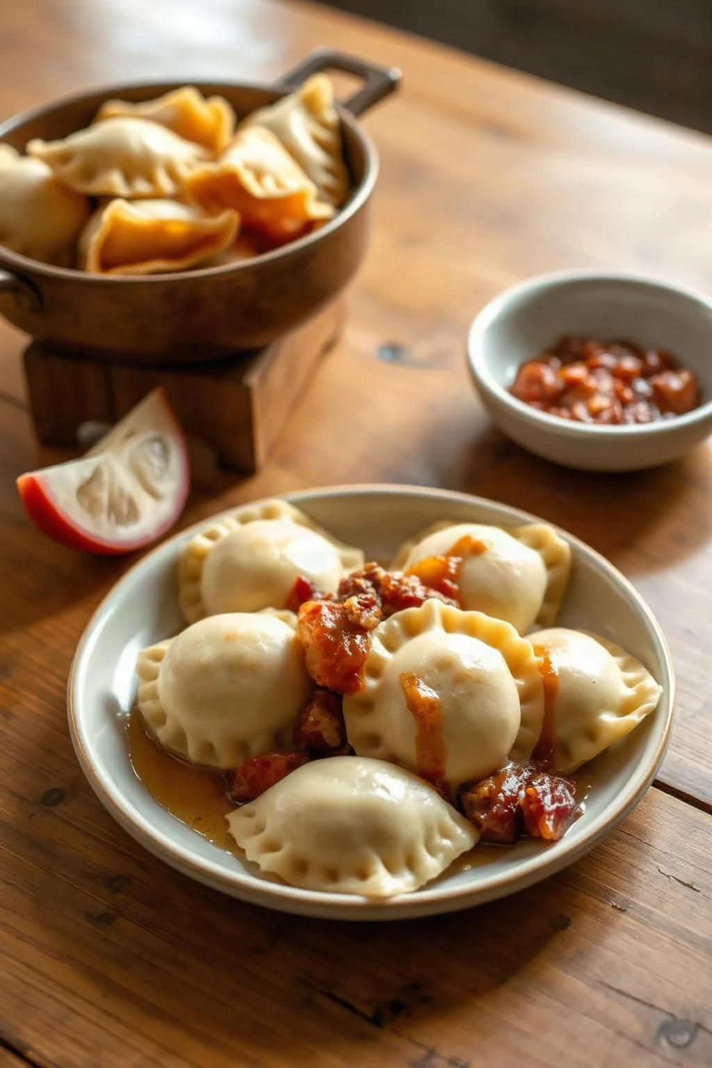 Pierogis classiques et chou
