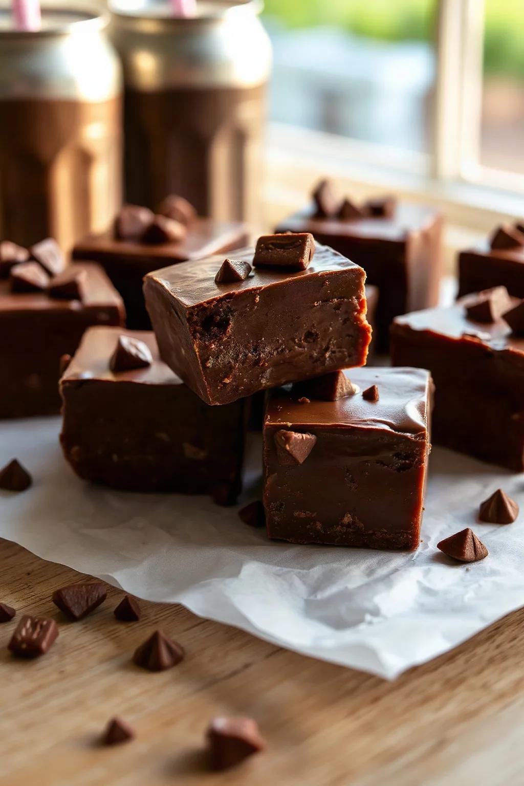Decadent Fudge Puddles