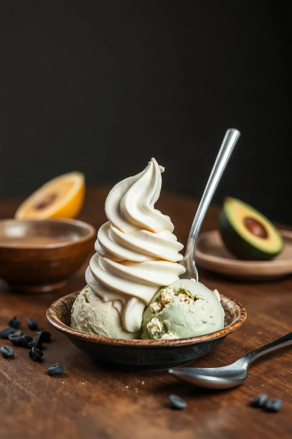 Crème glacée au thé vert et tofu
