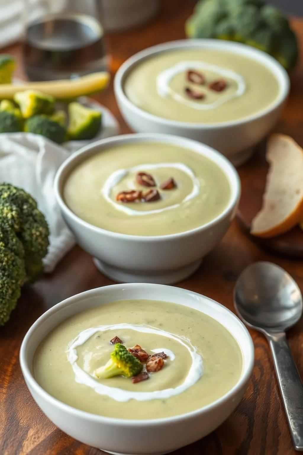 Smooth Broccoli Vitamix Soup