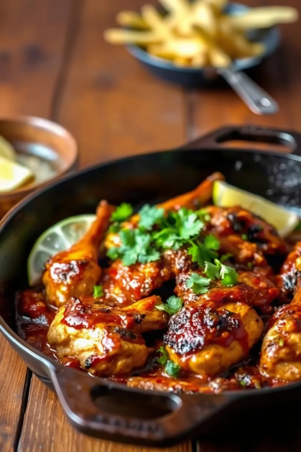 Fajitas de Poulet à la Poêle en Fonte