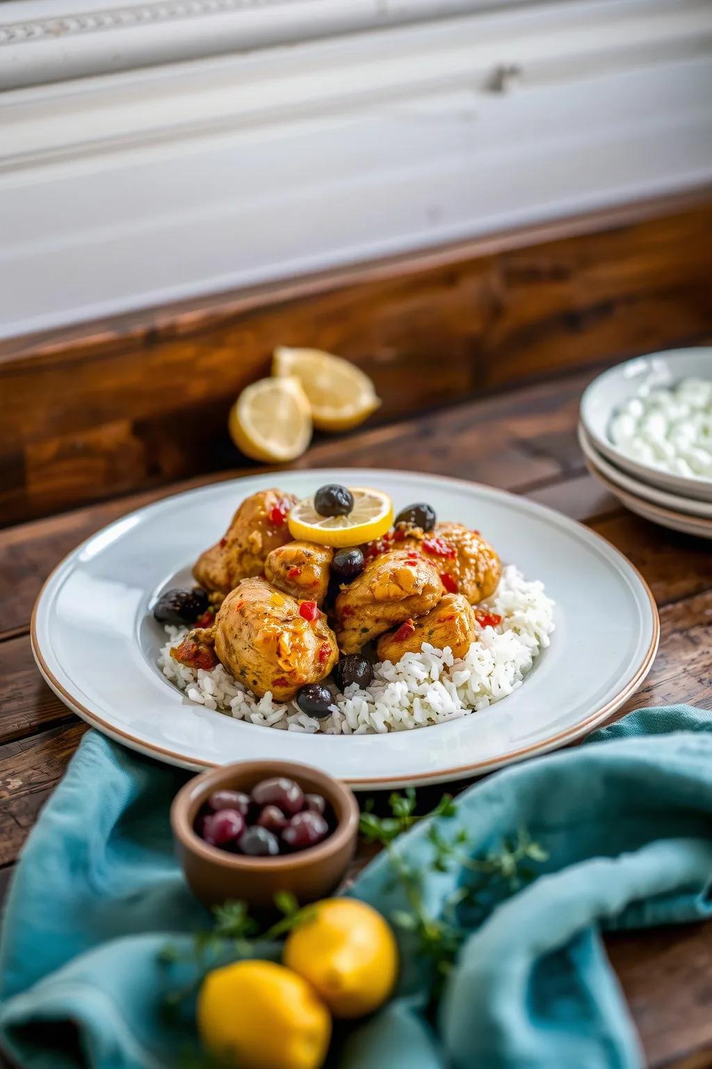 Authentic Moroccan Chicken with Preserved Lemons