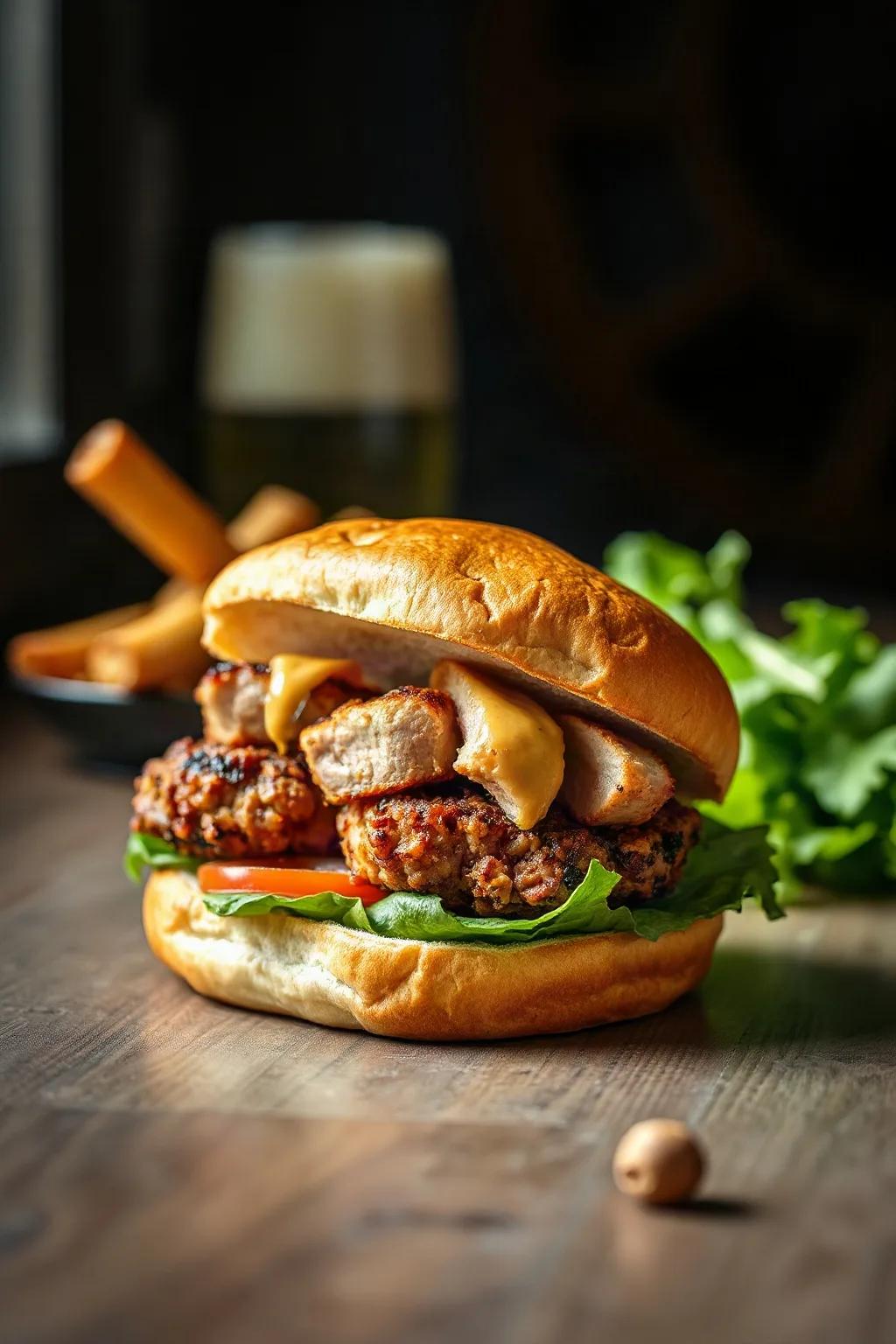 Crispy Pork Tenderloin Sandwich