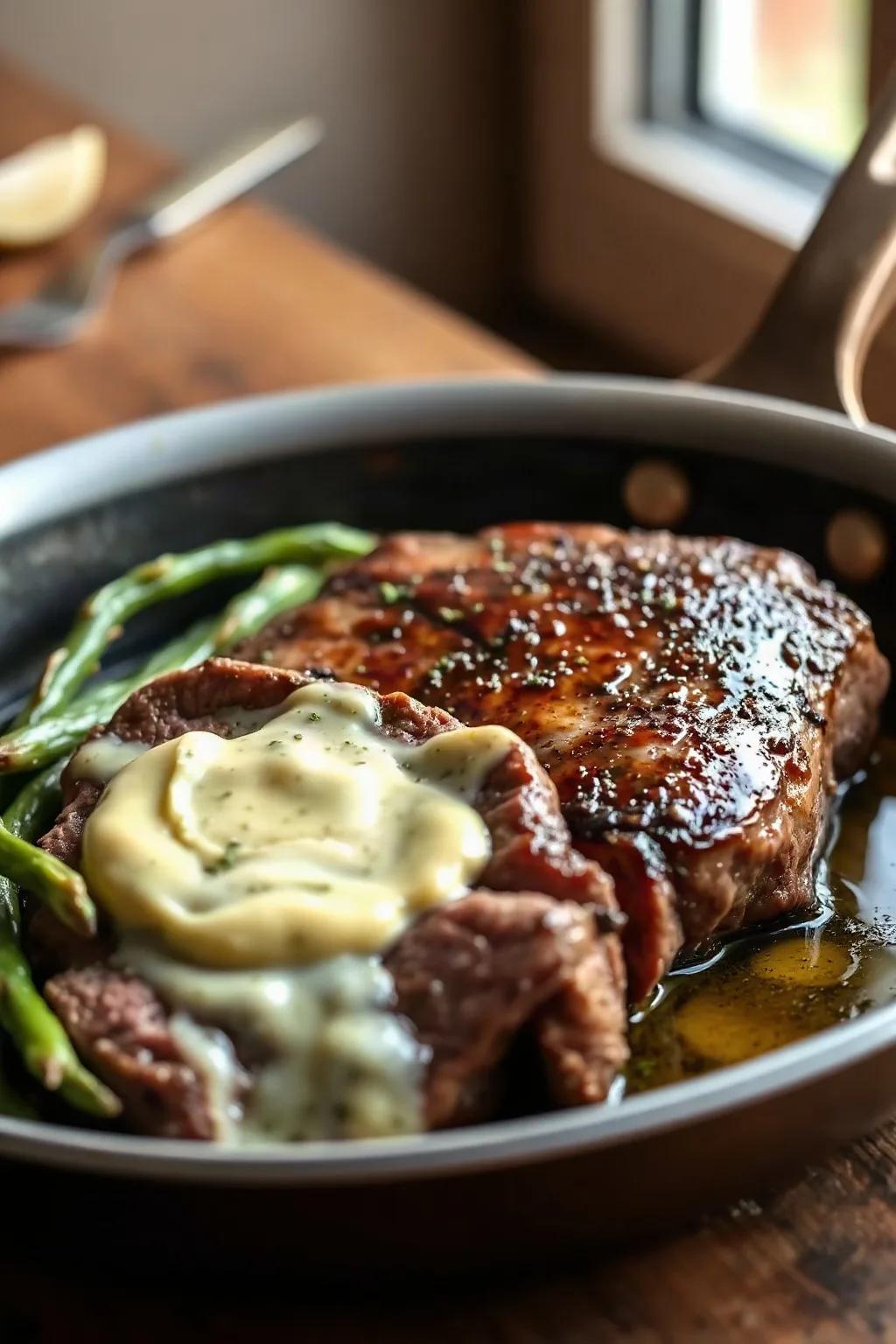 Sirloin Steak with Garlic Butter