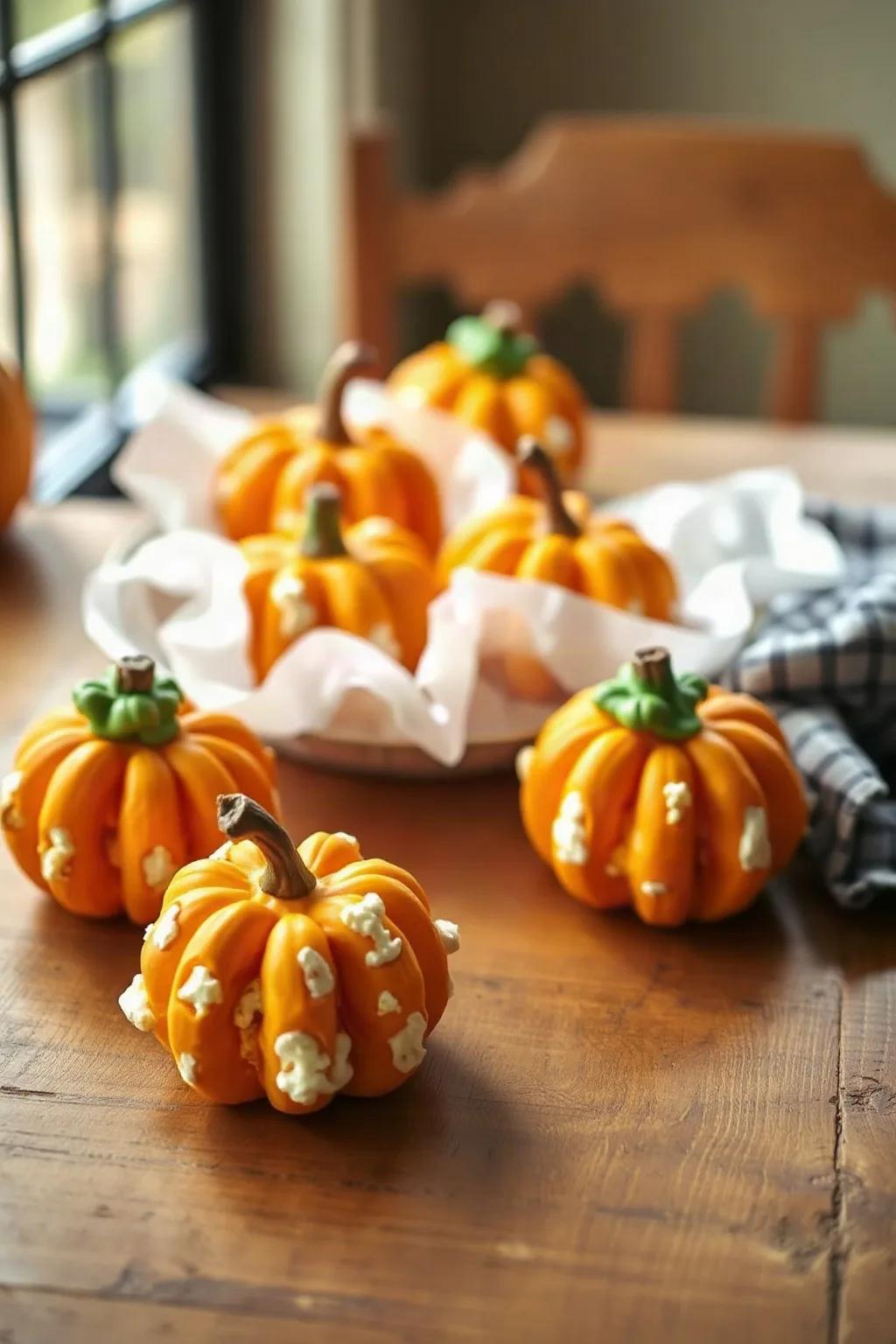 Calabazas de Palomitas para Halloween