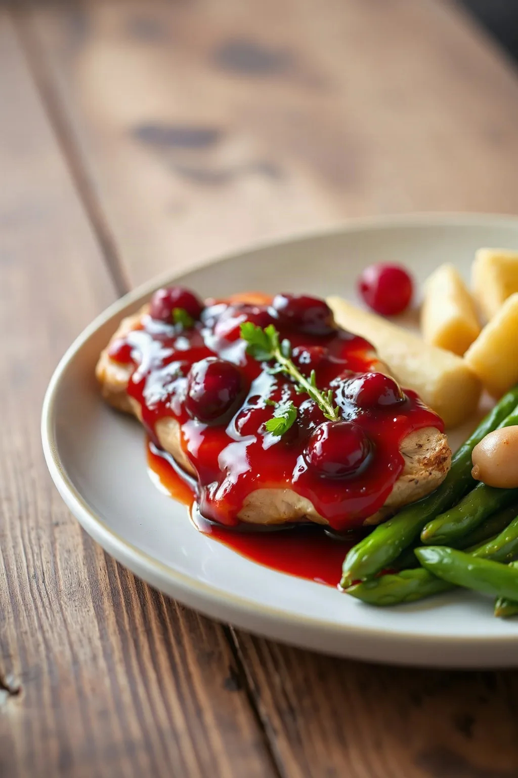 Best Cranberry Chicken with a Tangy Glaze