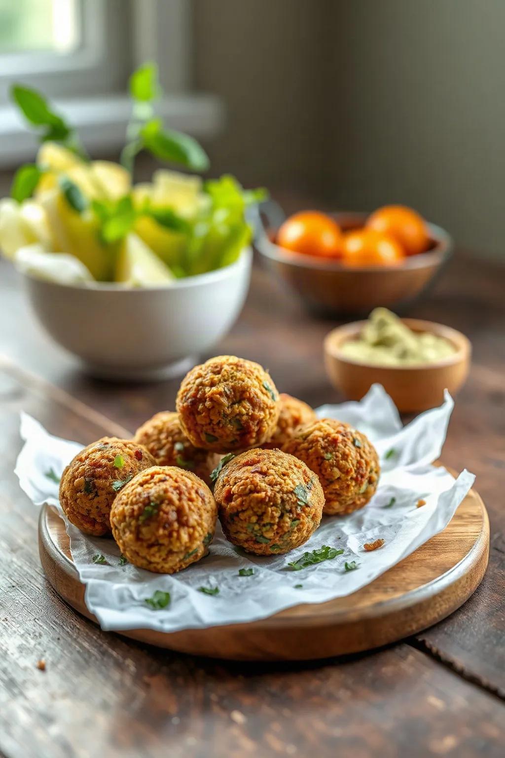 Easy Falafel with Canned Chickpeas