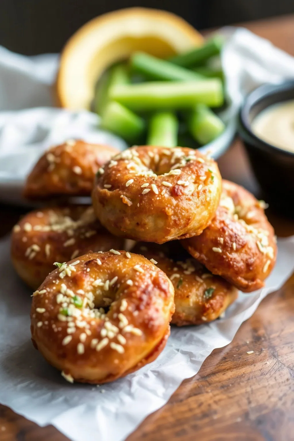 Air Fryer Everything Bagel Bites