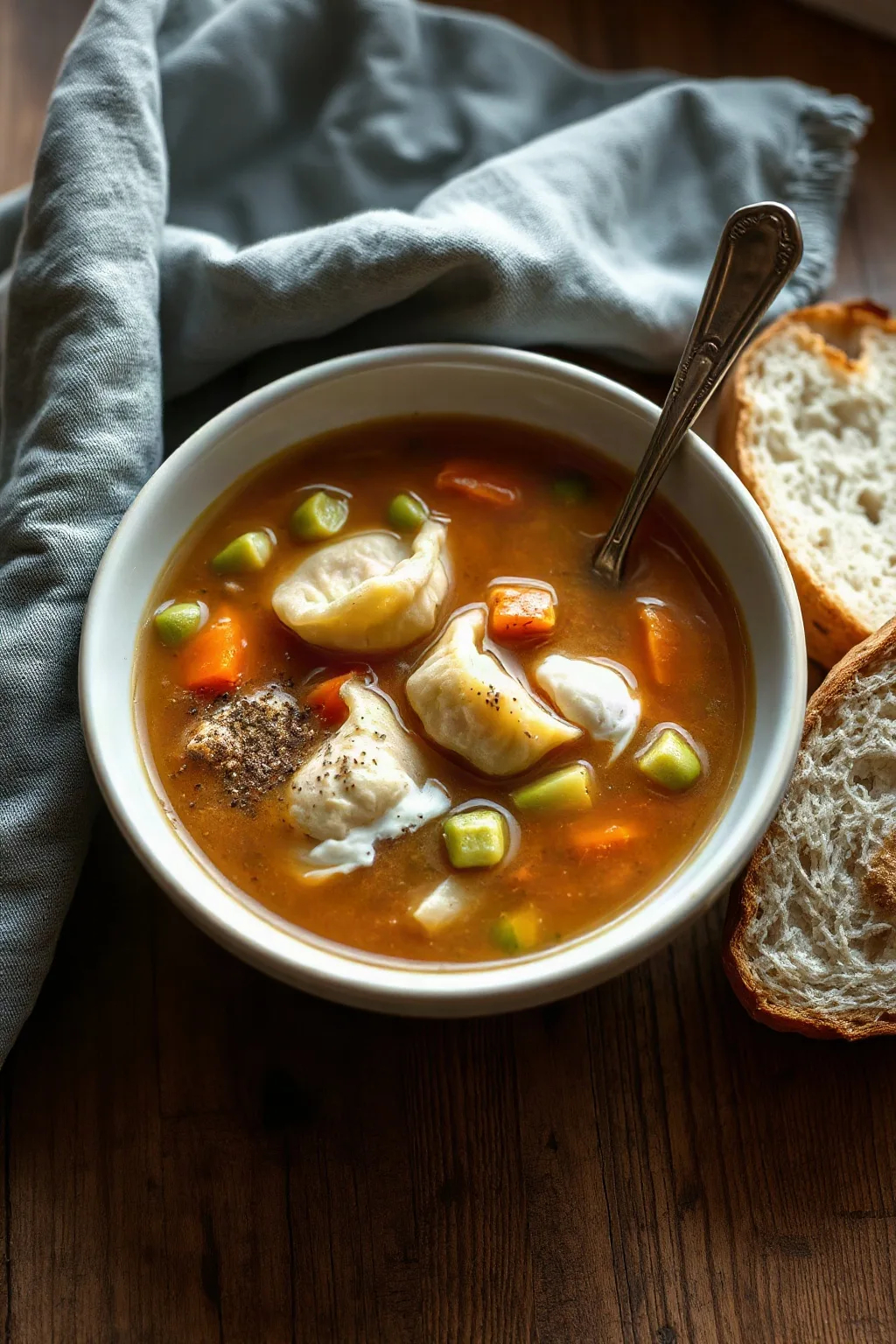 Soupe aux boulettes réconfortante