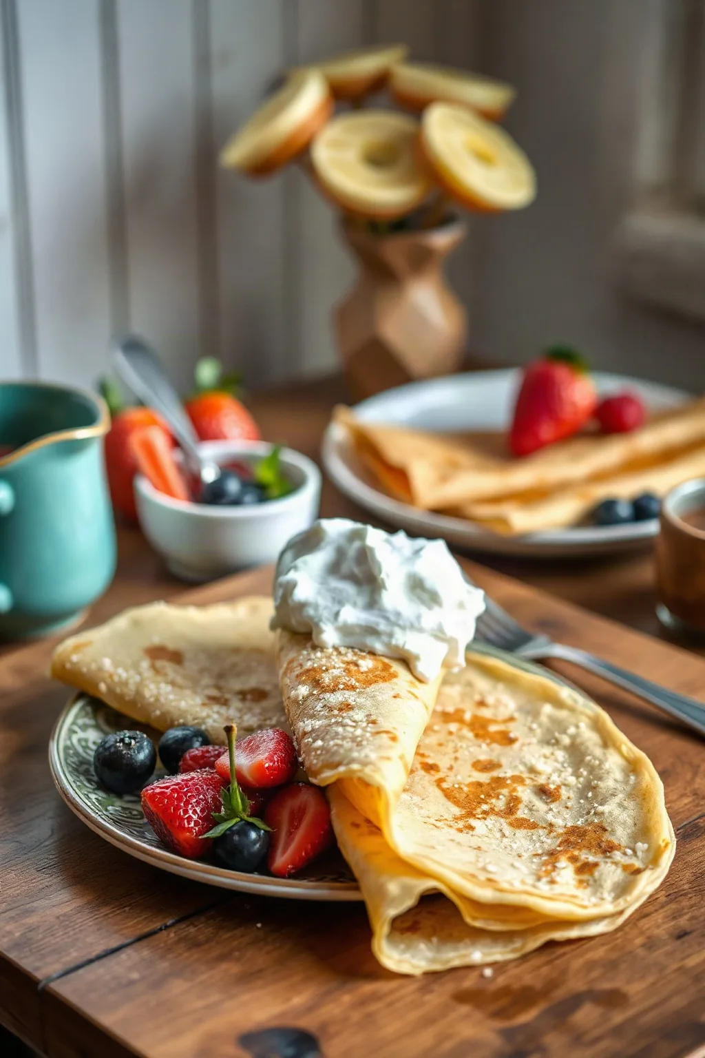 Delicious Dessert Crepes