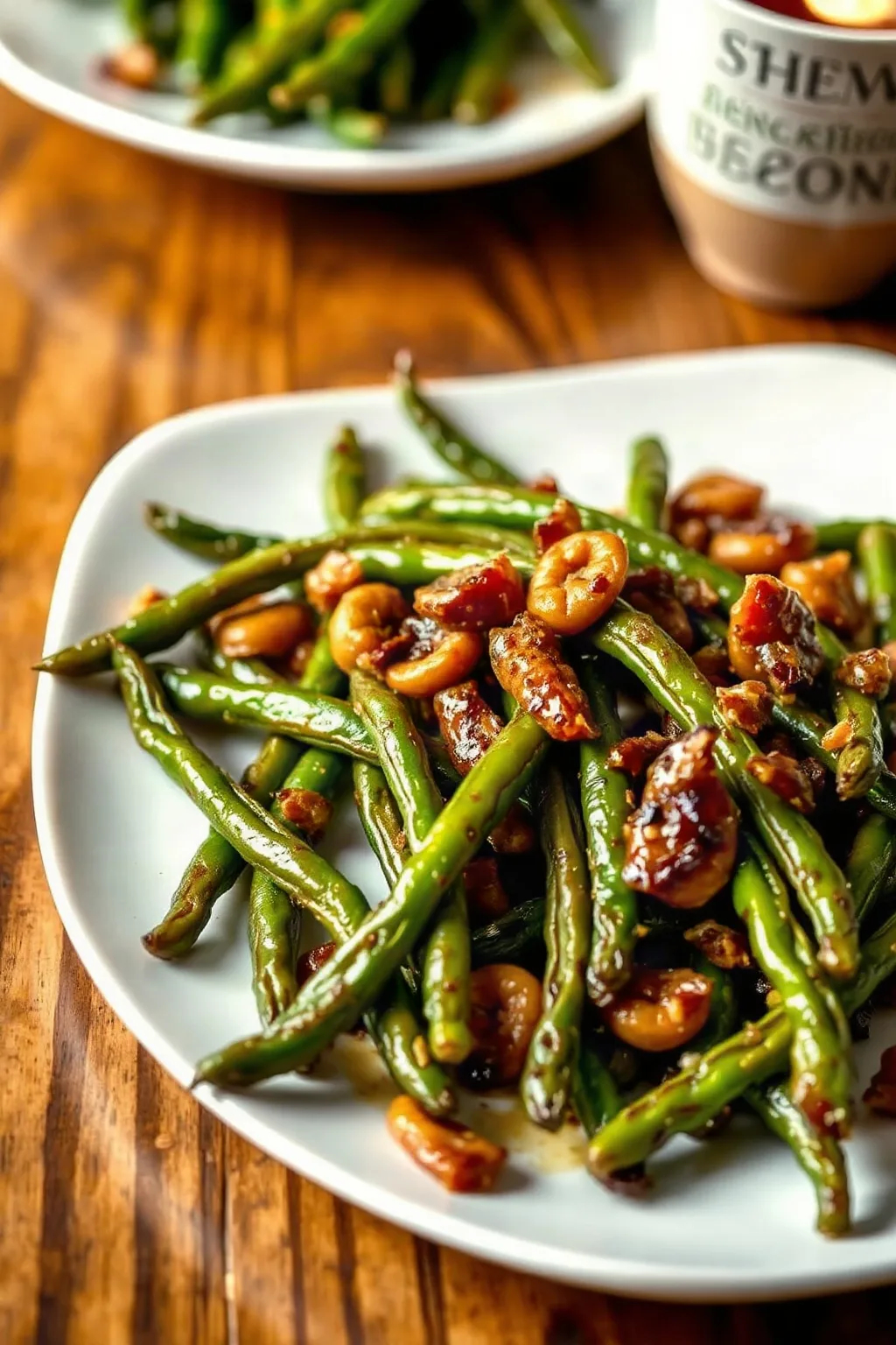 Haricots Verts Rôtis Parfaits
