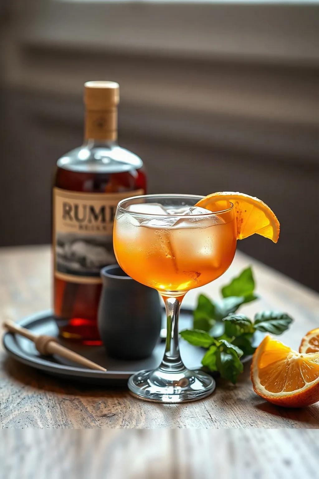 Classic Rum Rickey Cocktail Recipe