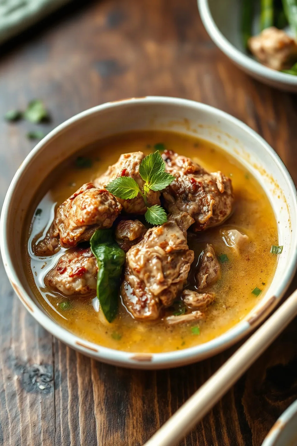 Poulet au Bouillon de Noix de Coco et Citronnelle