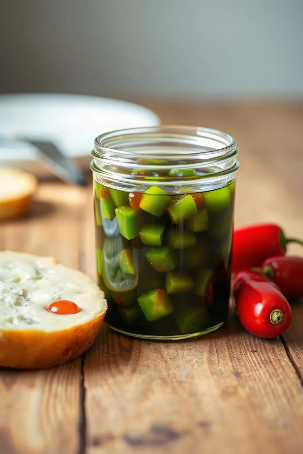 Gelée de Noël aux Jalapeños Rouge et Verte