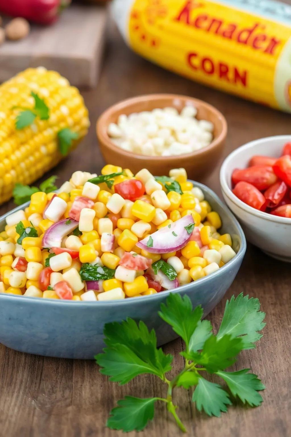 Easy Corn Salad: Great Side for BBQs
