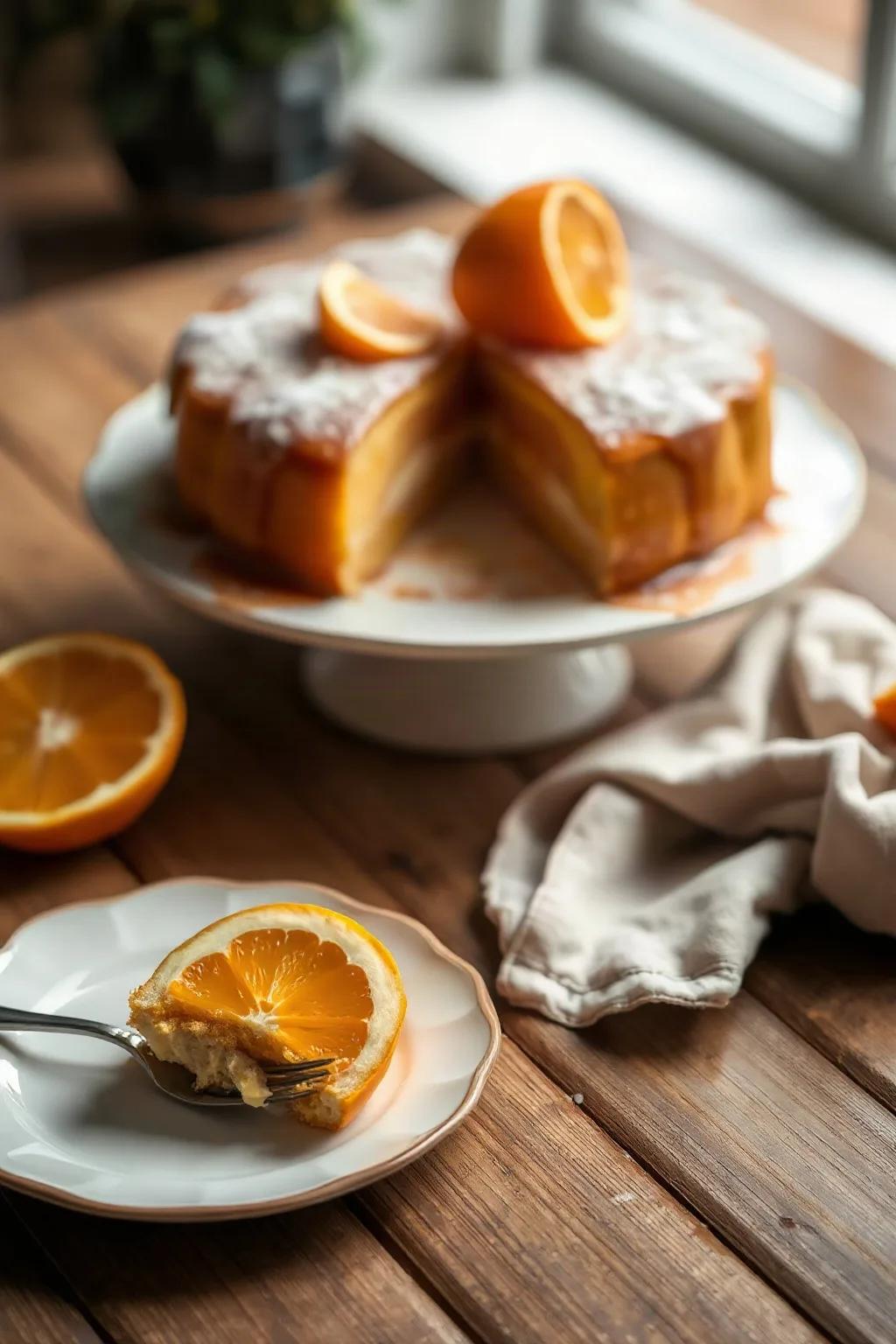 Mandarin Orange Delight Cake