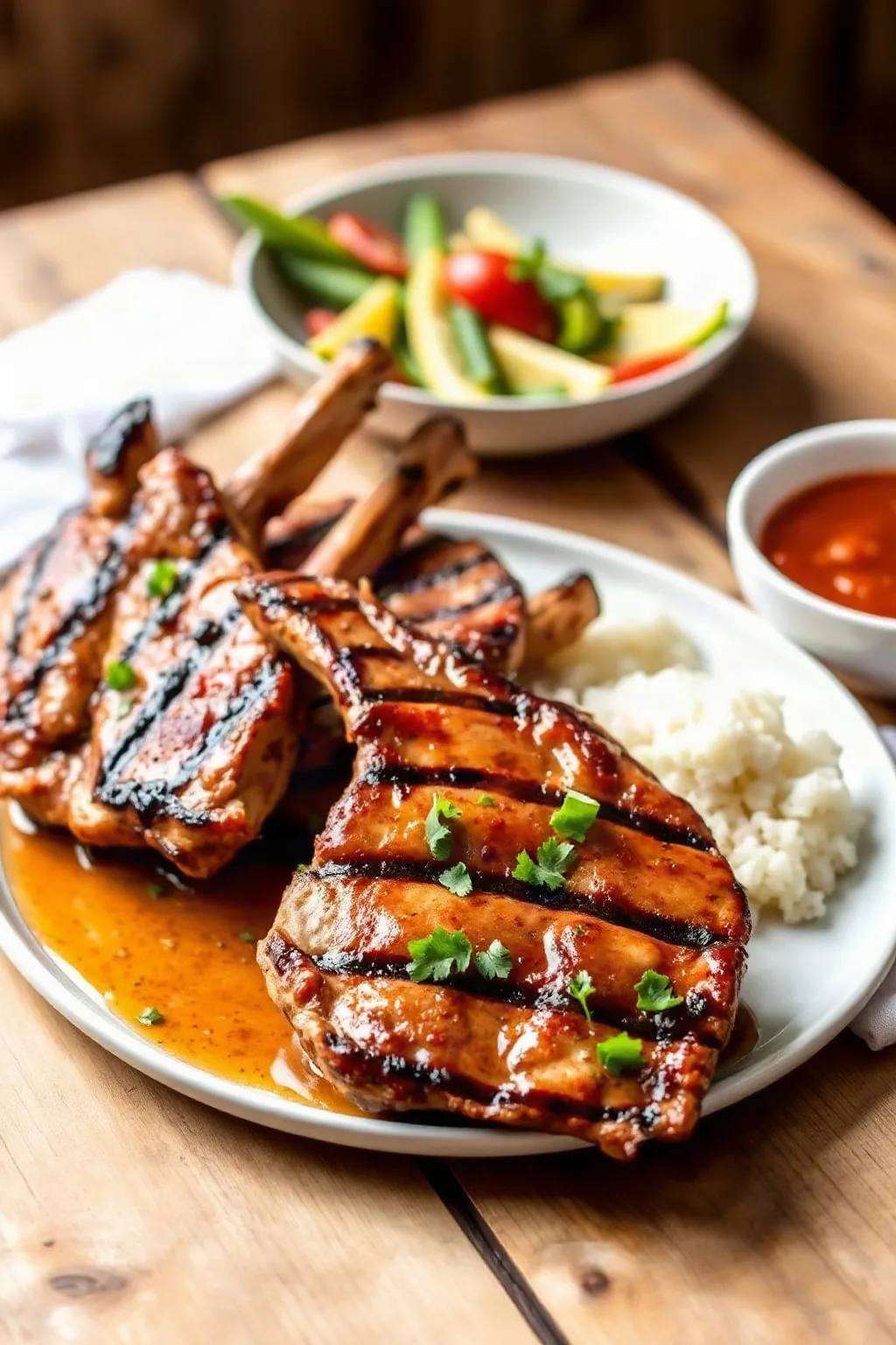 Caribbean Jerk Pork Chops