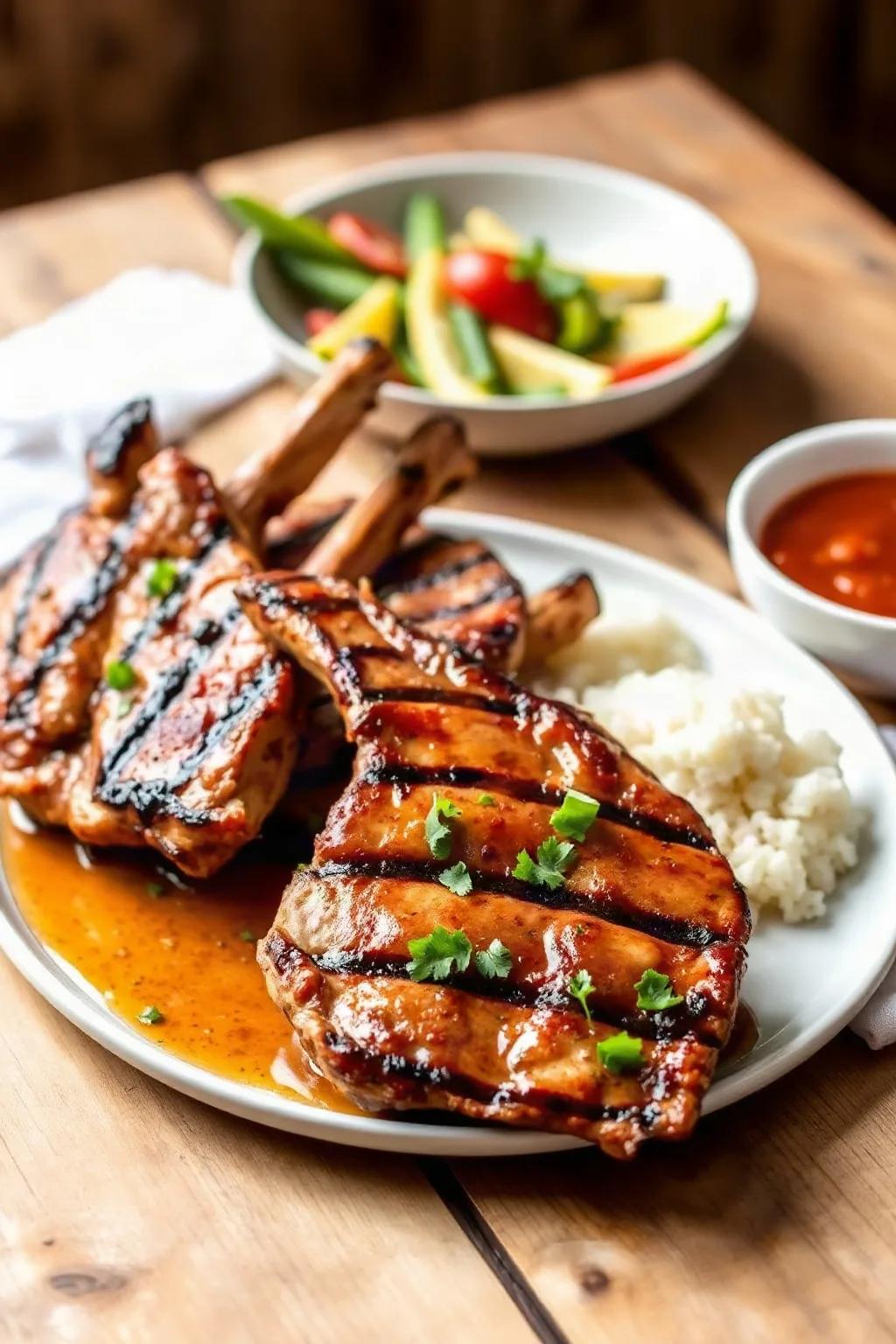 Caribbean Jerk Pork Chops