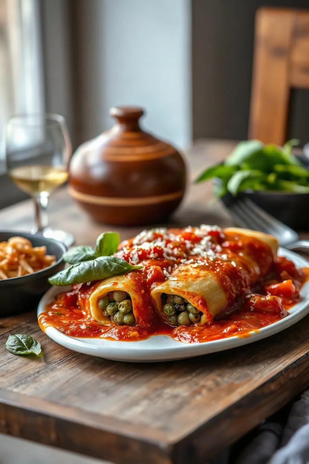 Cannellonis Farcis aux Légumes Délicieux