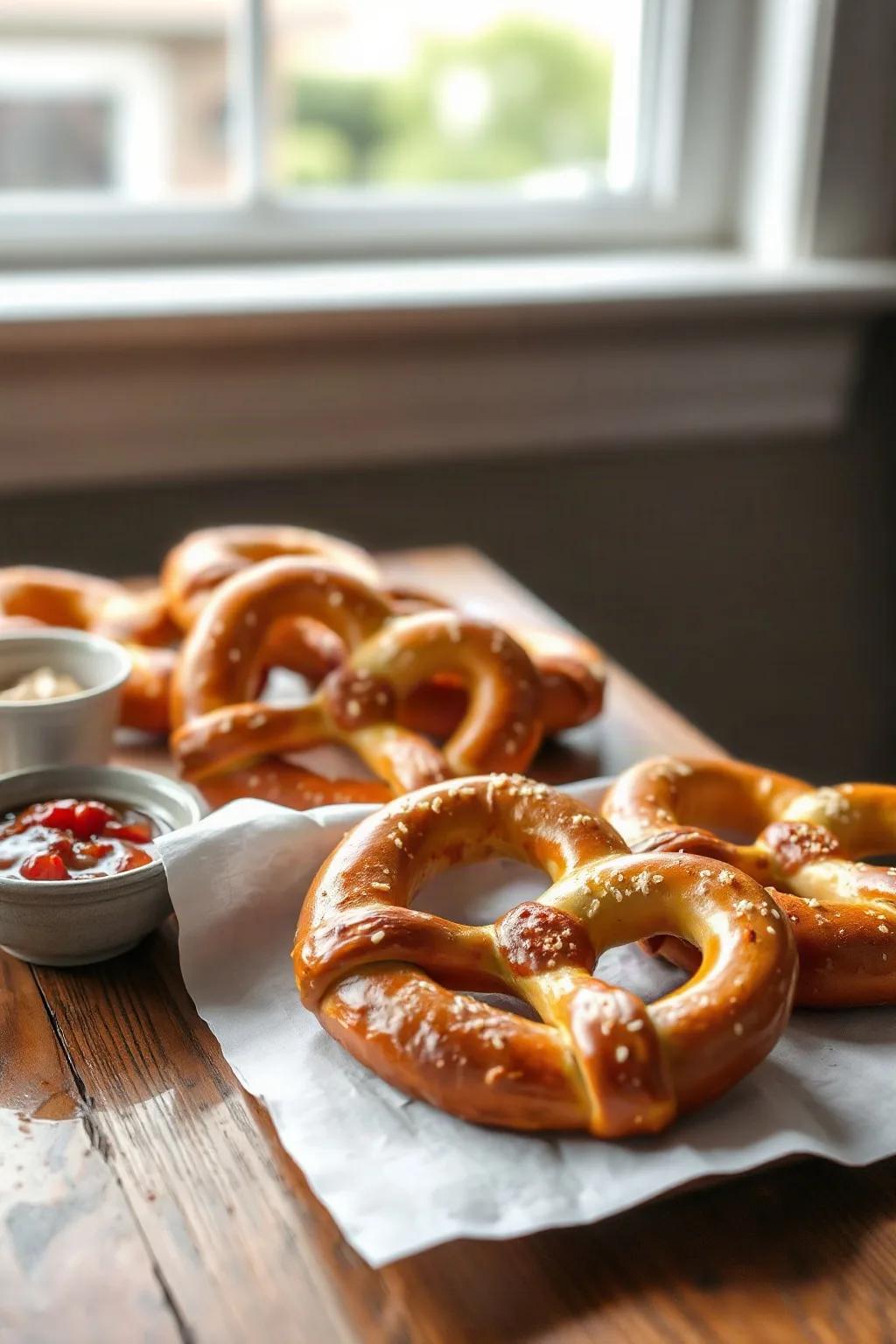 Bretzels Moelleux Grands et Rapides