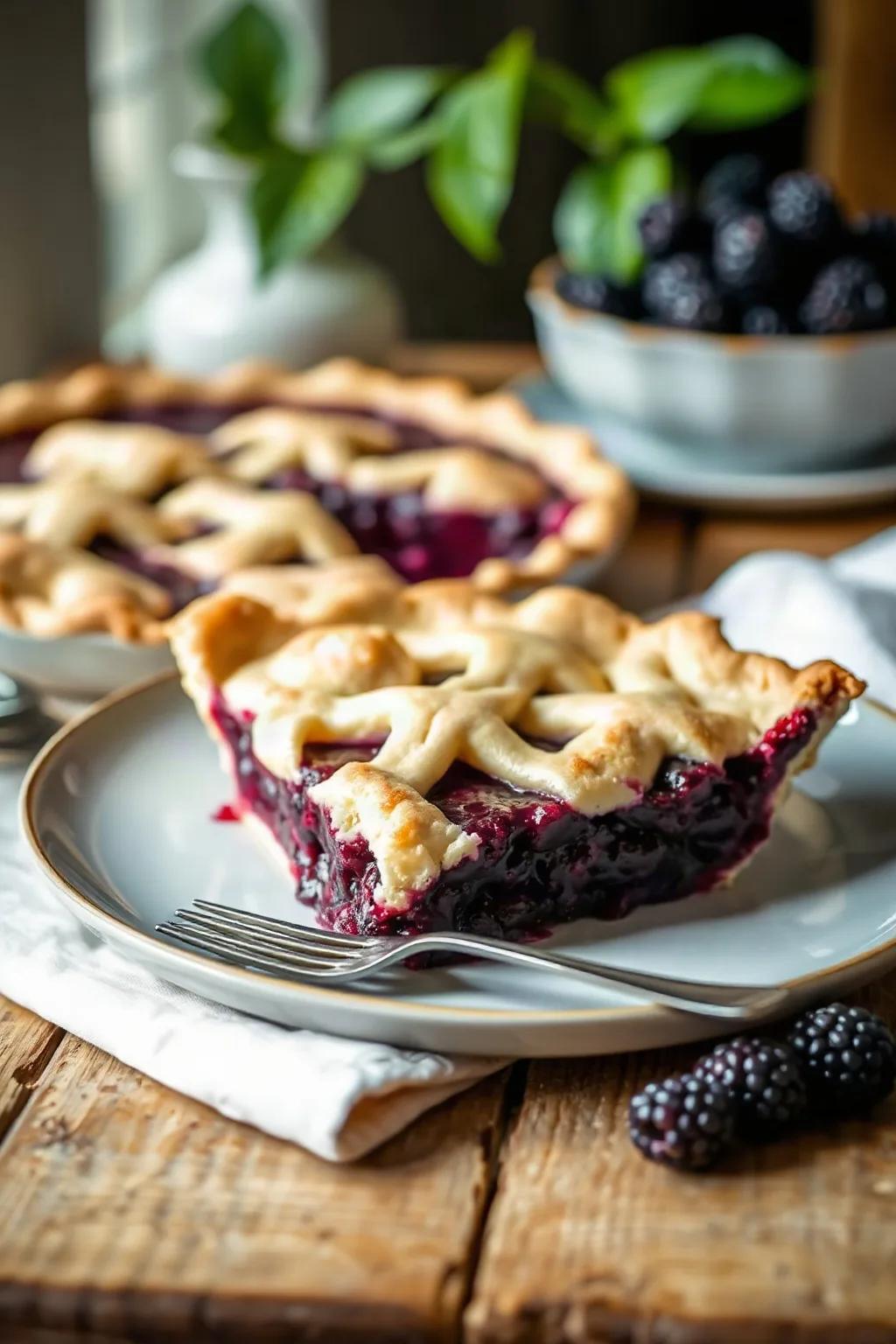 Classic Blackberry Pie