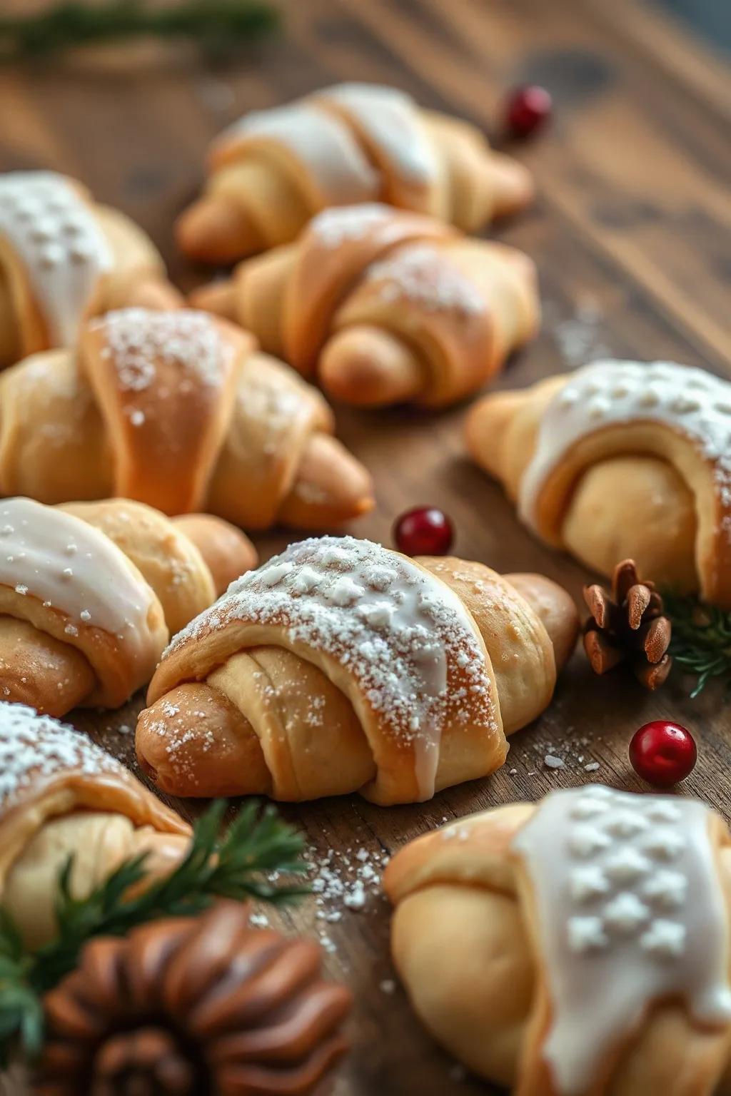 Viennese Crescent Holiday Cookies