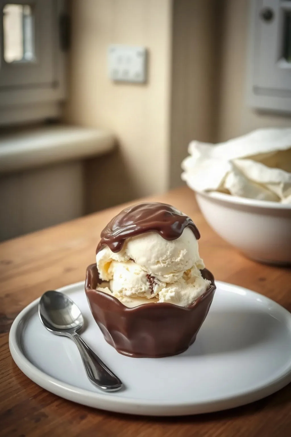 Cobertura Instantánea de Chocolate para Helado