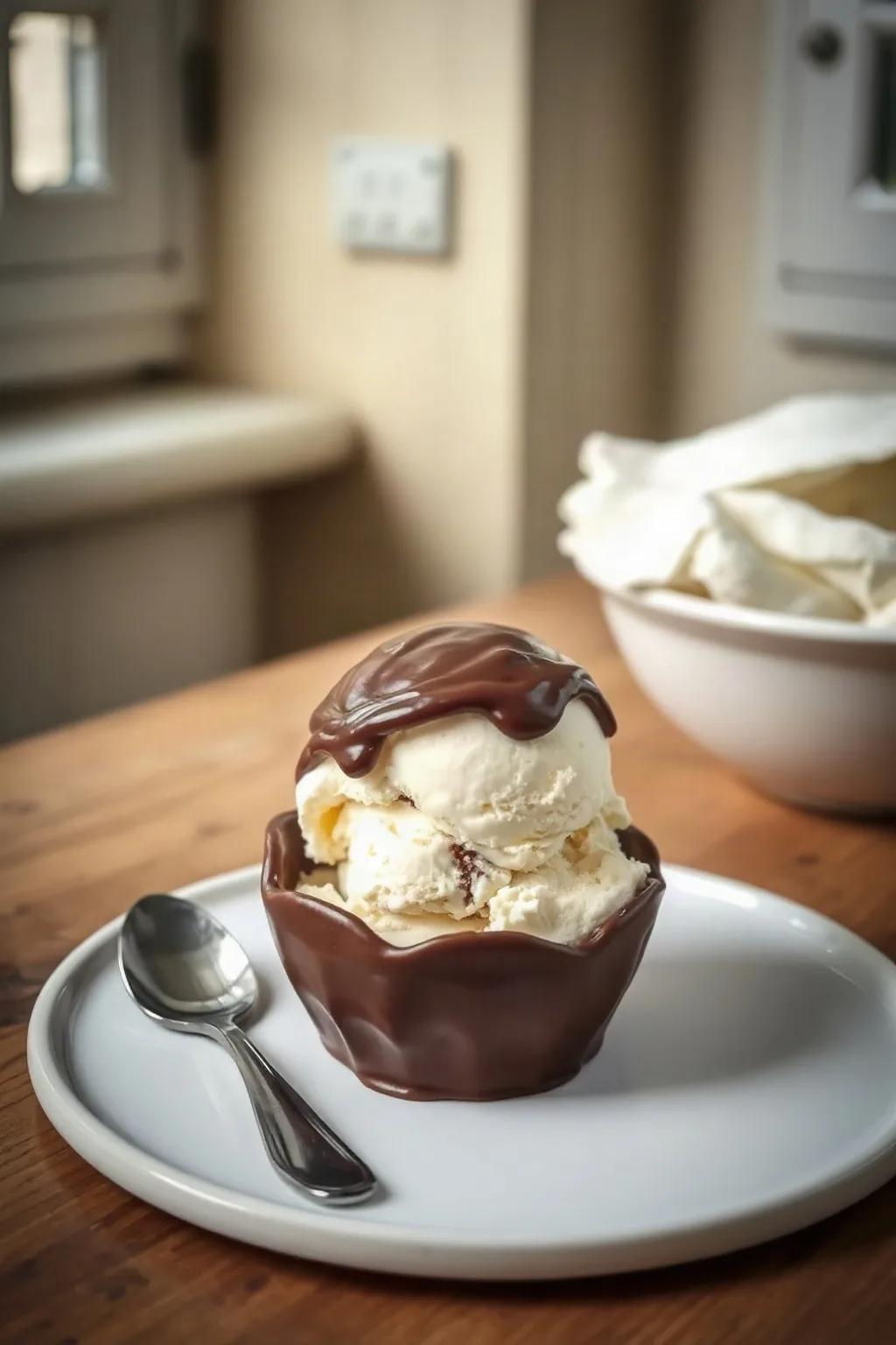 Cobertura Instantánea de Chocolate para Helado