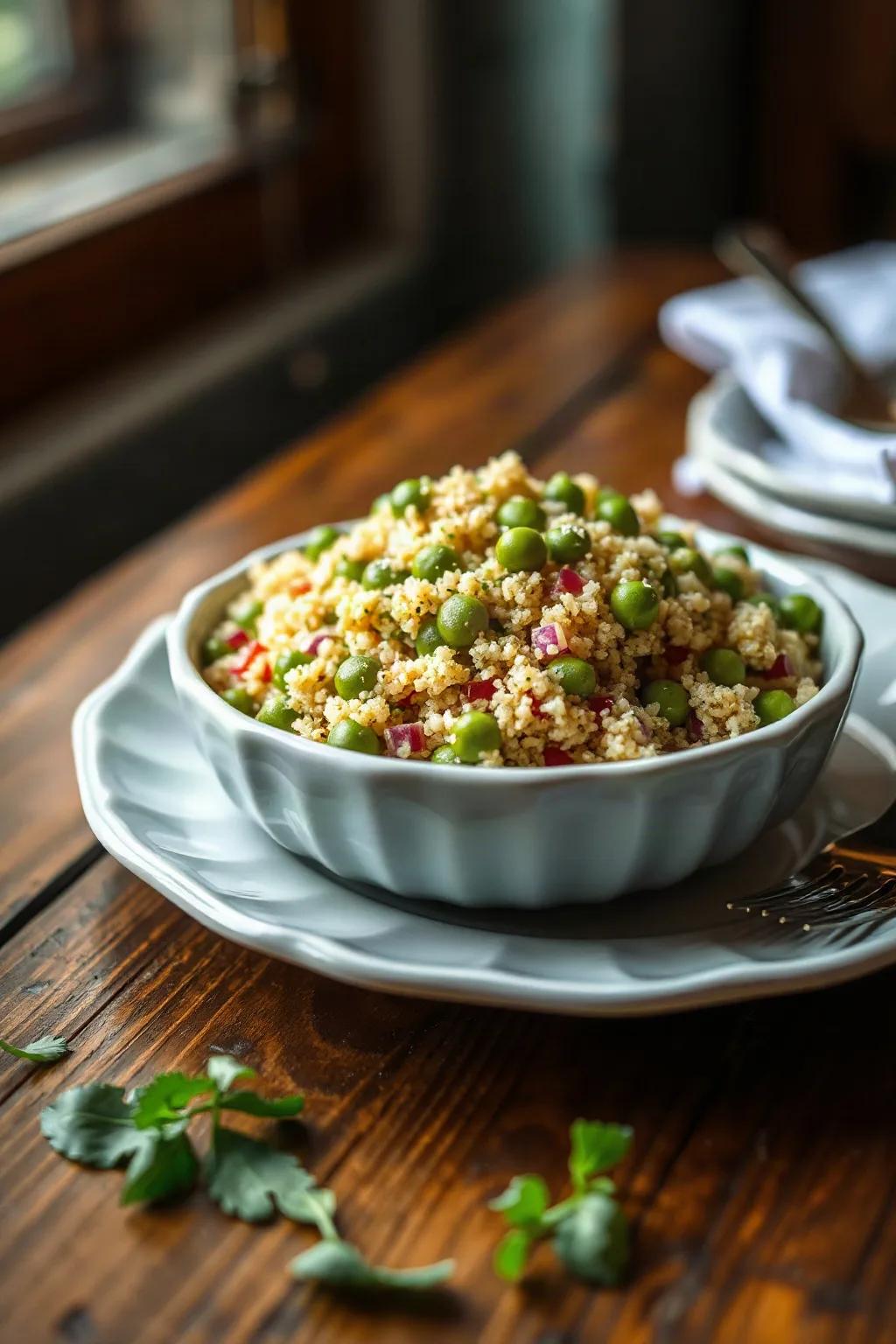 Ensalada Fácil de Quinoa y Edamame