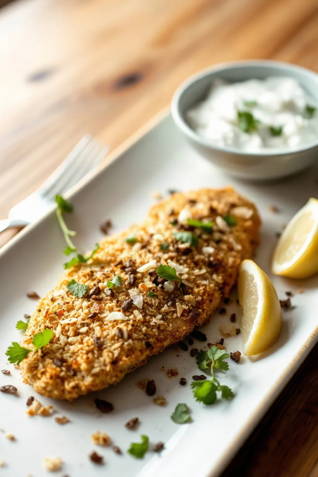 Tilapia con Costra de Coco - Delicia Paleo
