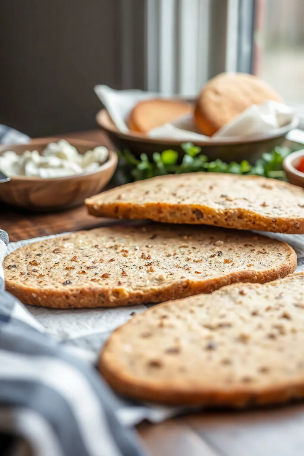 Whole Wheat Molasses Flat Bread